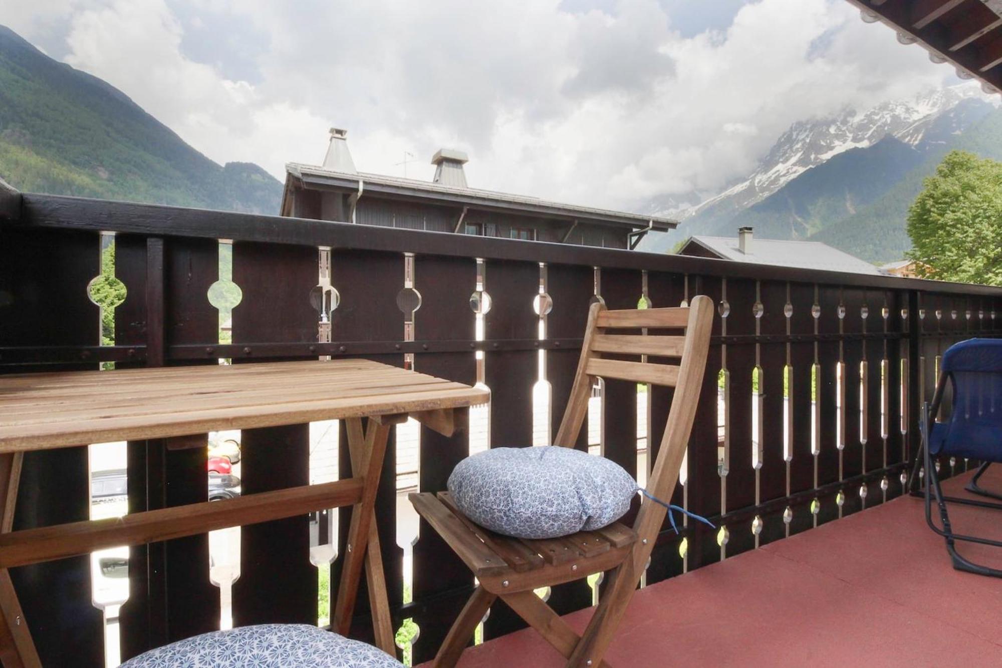 Apartamento La Griaz - Chaleureux Et Cosy -Vue Sur Les Montagnes - Grand Balcon Les Houches Exterior foto