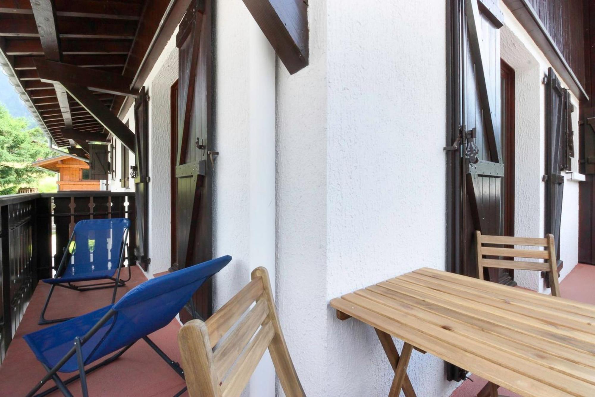 Apartamento La Griaz - Chaleureux Et Cosy -Vue Sur Les Montagnes - Grand Balcon Les Houches Exterior foto