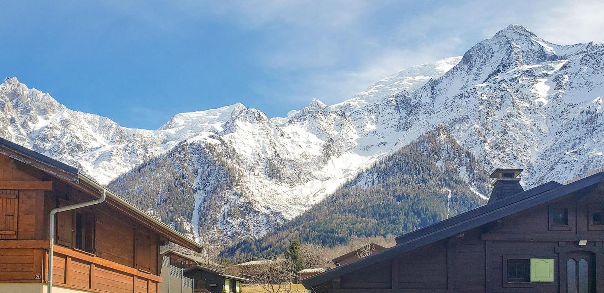 Apartamento La Griaz - Chaleureux Et Cosy -Vue Sur Les Montagnes - Grand Balcon Les Houches Exterior foto