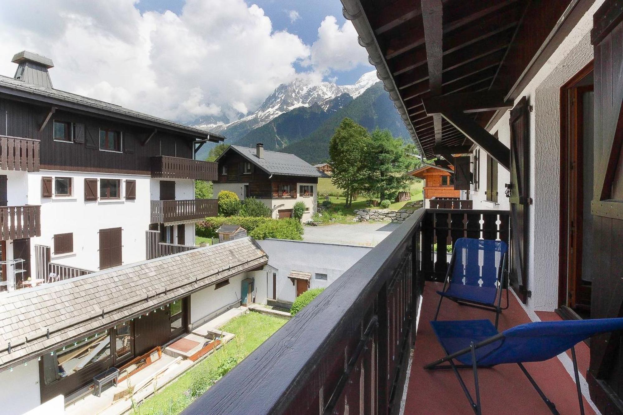 Apartamento La Griaz - Chaleureux Et Cosy -Vue Sur Les Montagnes - Grand Balcon Les Houches Exterior foto
